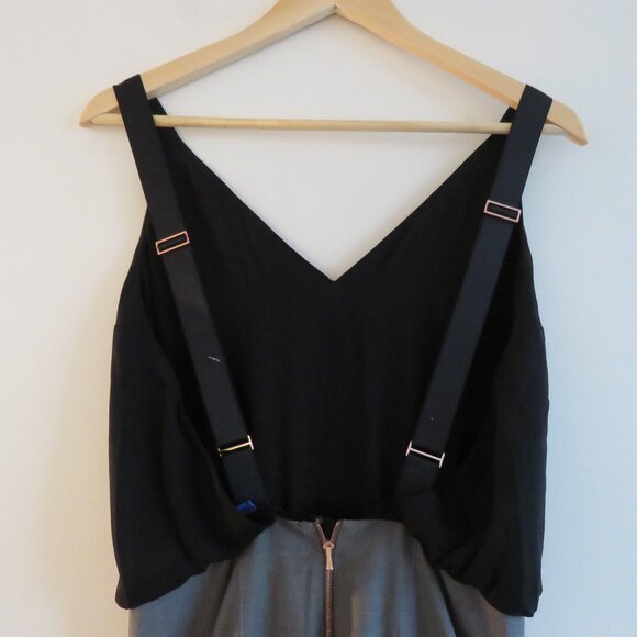 KIT AND ACE Stardust Overalls Jumpsuit Minimalist Academia Wool Silk Blend US 6 - Picture 12 of 15